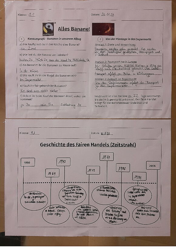 Beitrag der Klasse 9